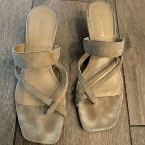 Veronica Beard Kitten Heel Slide Sandal